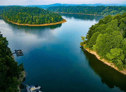 Rough river lake