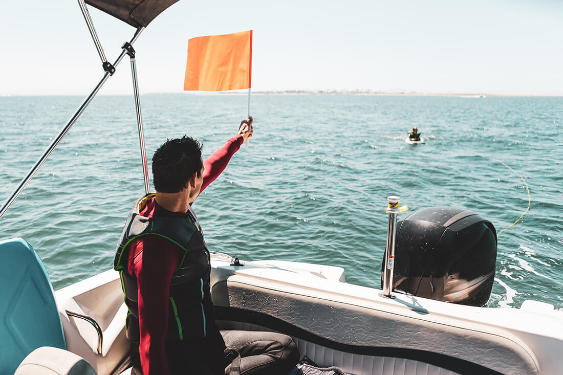 wakeboarding spotter