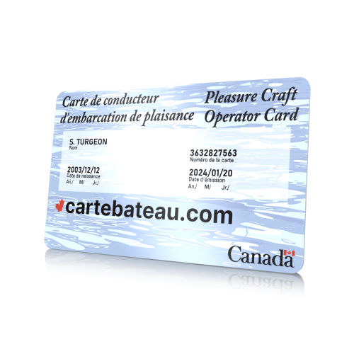 carte de conducteur d'embarcation de plaisance
