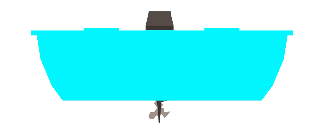 Coque à fond plat