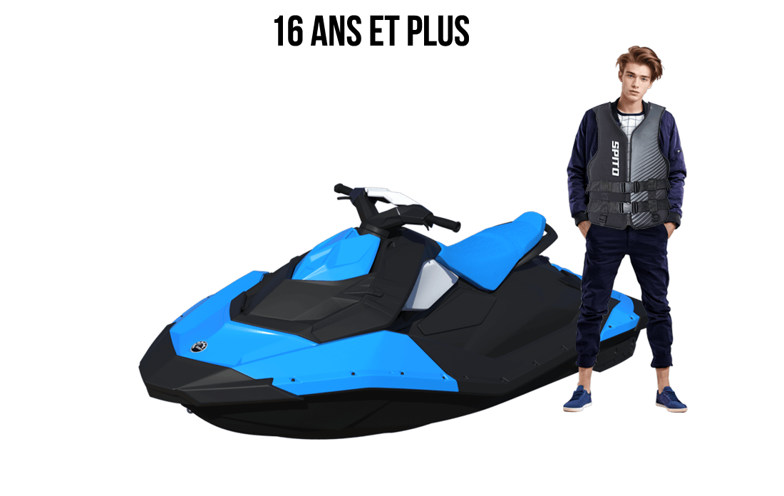 Âge minimum pour conduire une motomarine