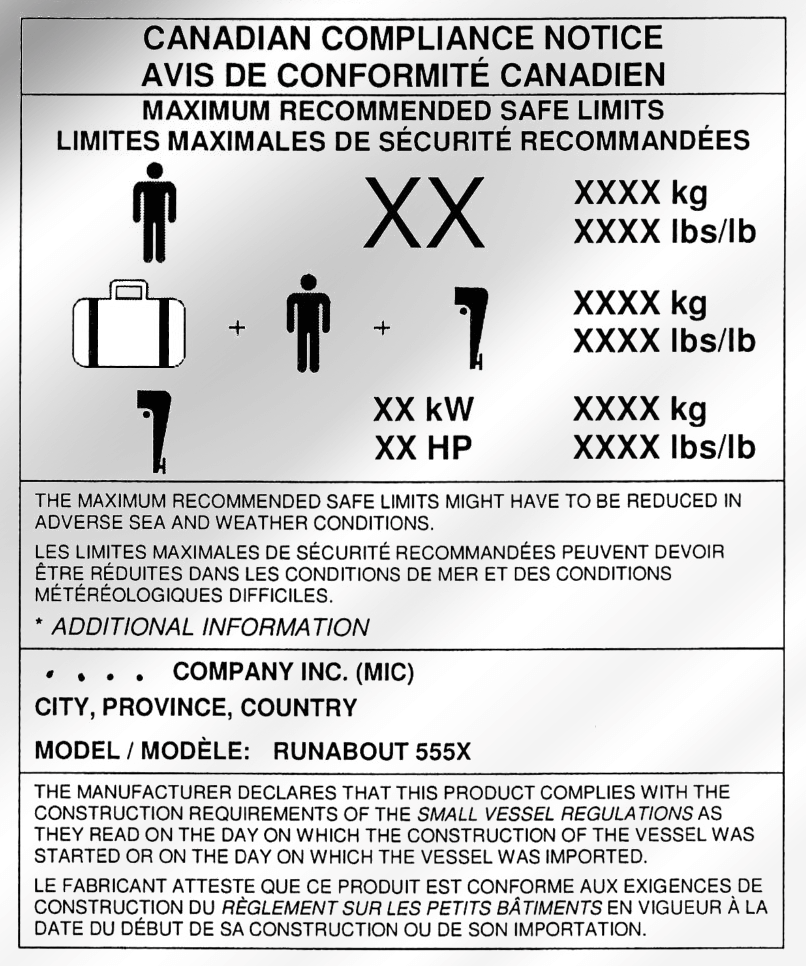 Compliance notice  
