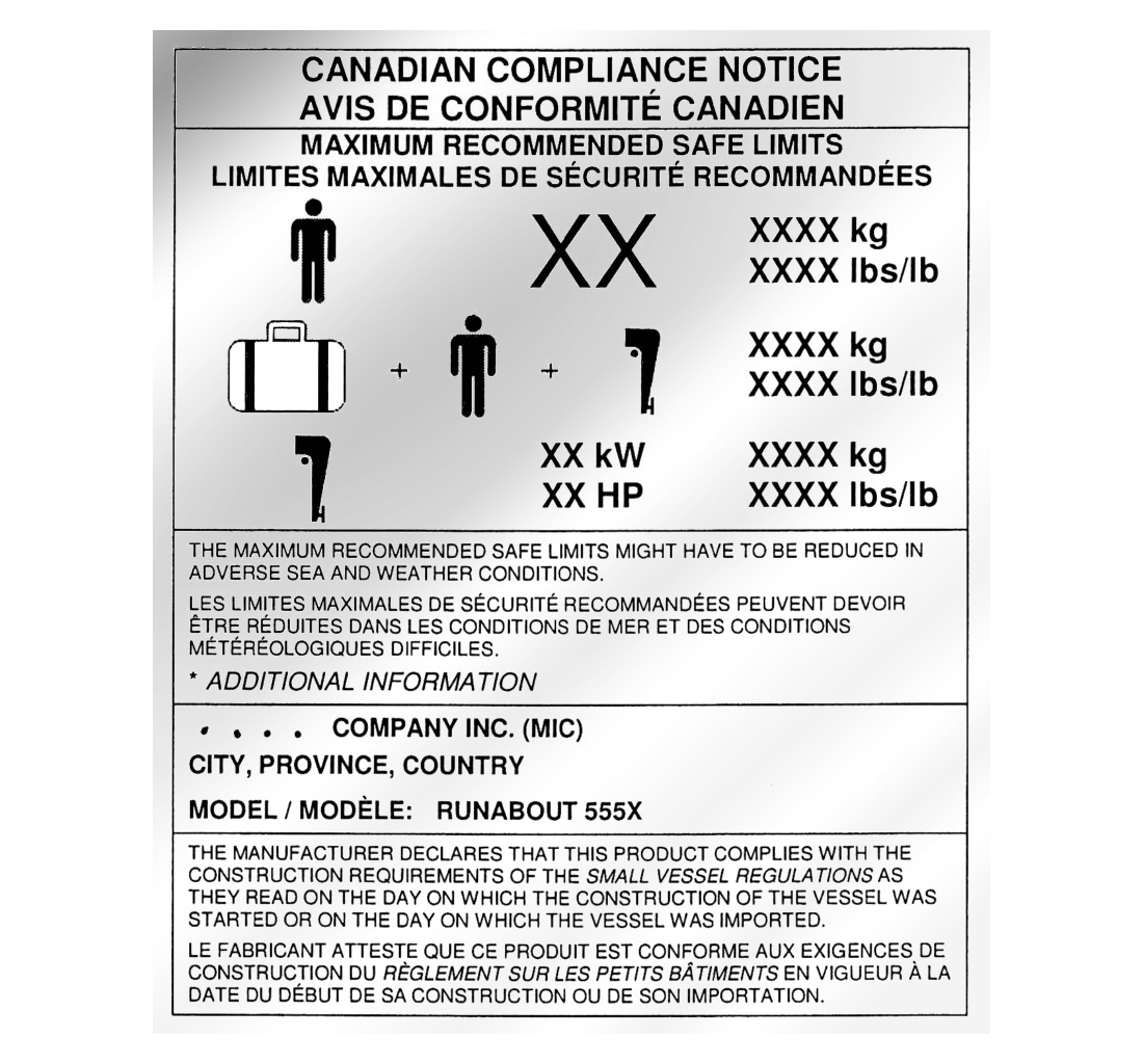 Compliance notice
