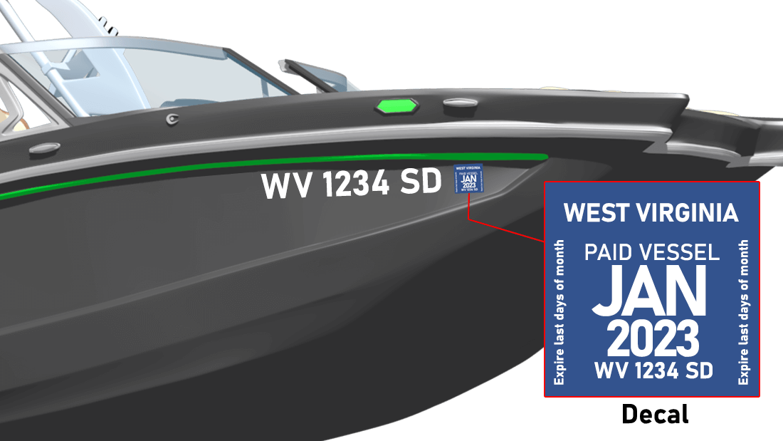 West Virginia boat registration