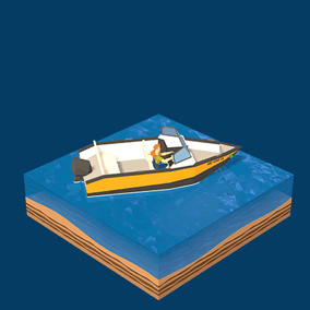 Power-driven vessel