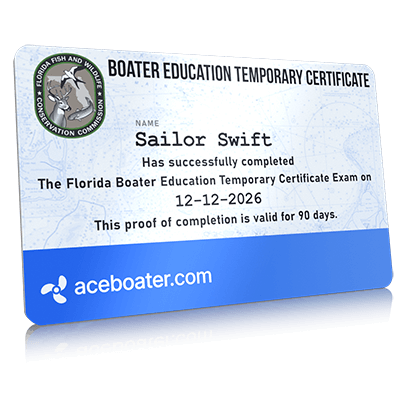 Florida Temporary Boating License  