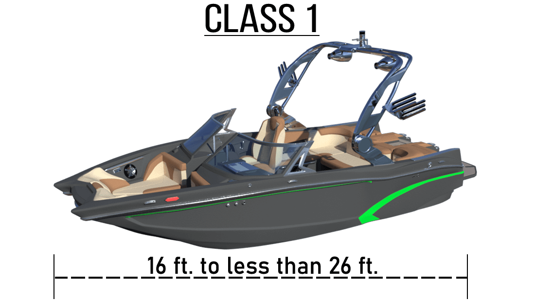 Vessels 16' to Less than 26'(8m)