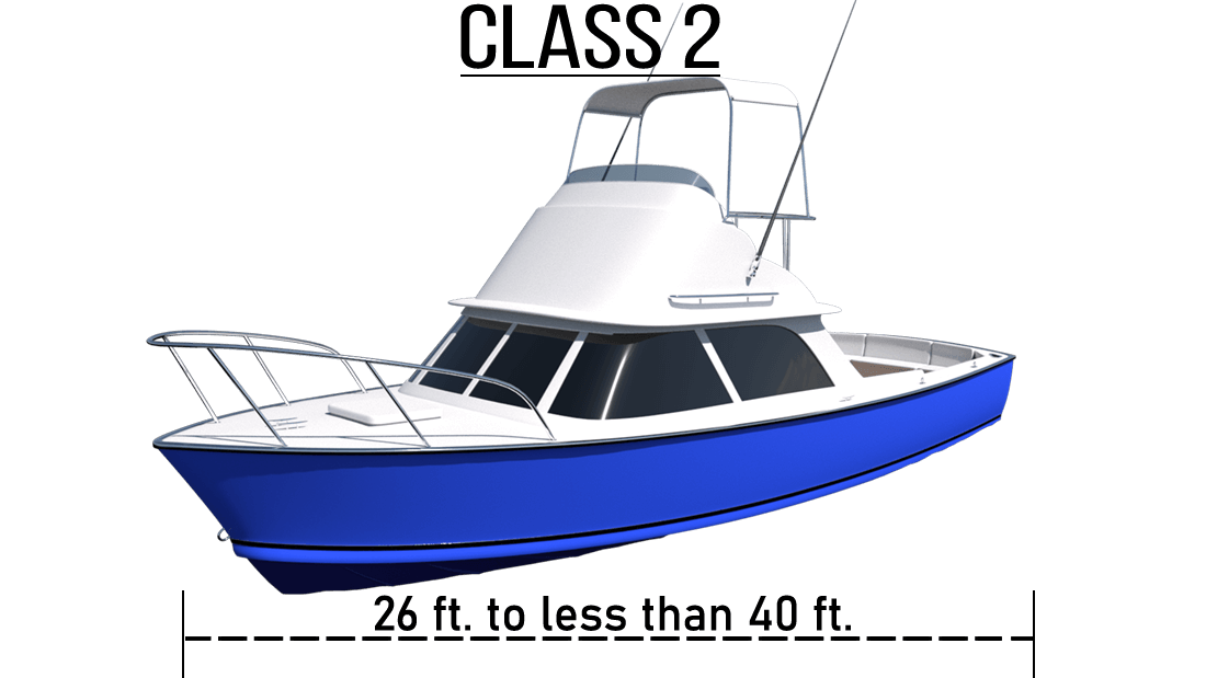 Vessels 26' to Less than 40'(8m)