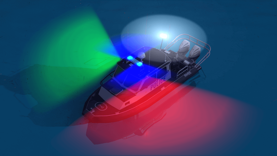 luces Barco policia