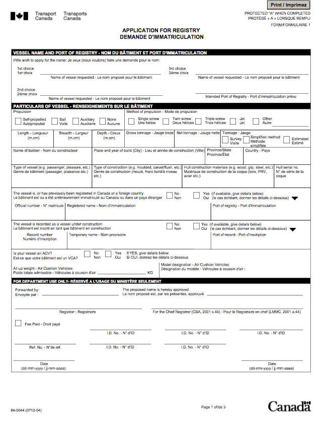 Demander un nouveau permis d'embarcation de plaisance 