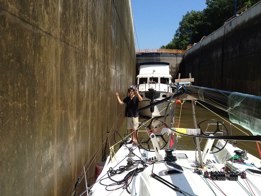 Boating through locks