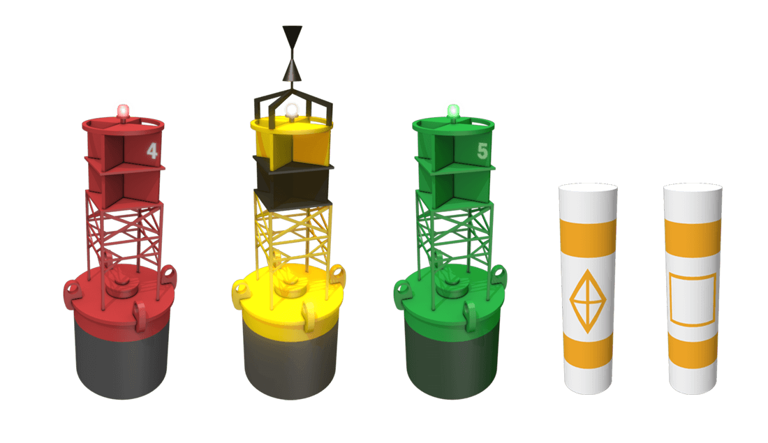 Non-Lateral Buoys & Markers