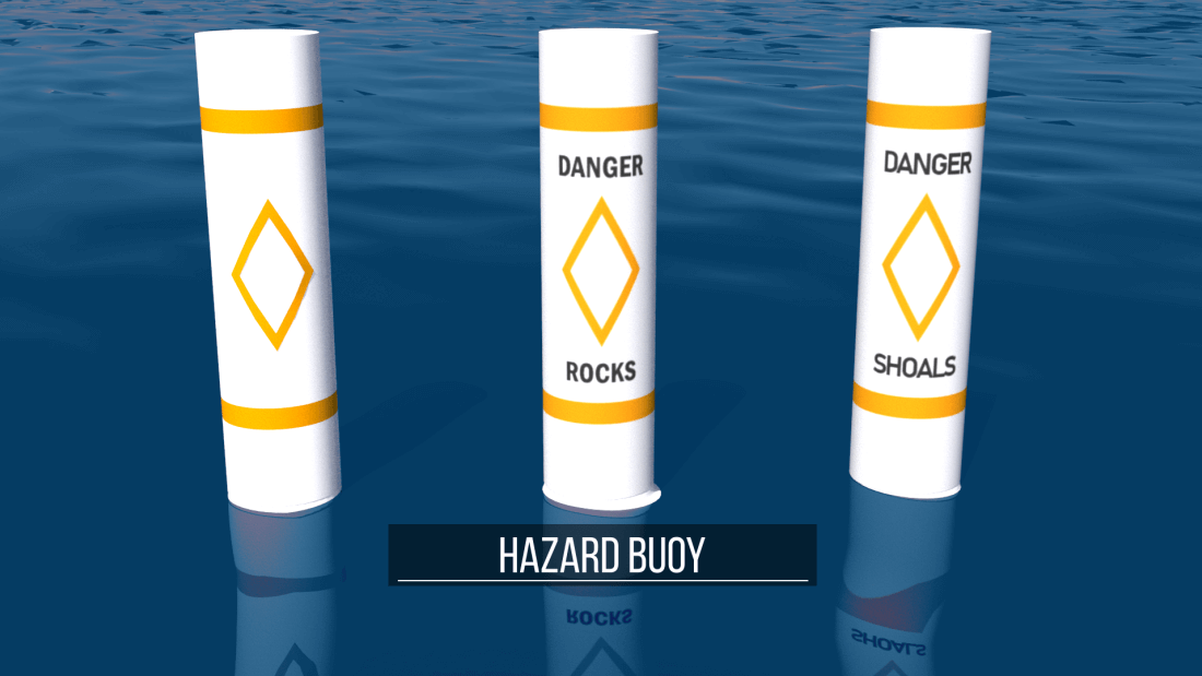 Hazard buoys and markers
