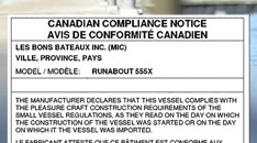 Avis de conformité